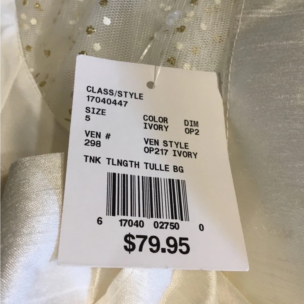 NWT Flower Girl Dress Recital Bridesmaid Formal Party Fairy Mesh Full Sparkle - Picture 9 of 10